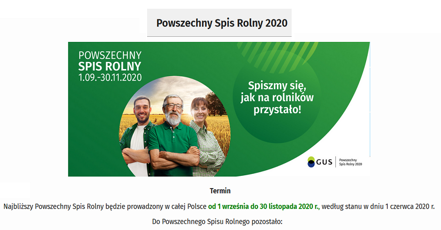 gospodarz z rodziną na tle plonów