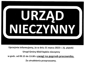 informacja - treść poniżej