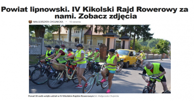 IV Kikolski Rajd Rowerowy