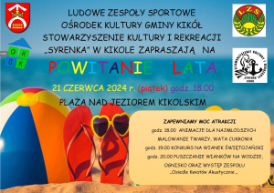 Powitanie lata- zaproszenie