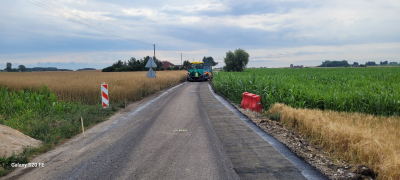 W dniach od 12 do 14 lipca w miejscowościach Jarczechowo, Moszczonne oraz Konotopie trwały roboty drogowe polegające na układaniu warstwy wyrównawczej z betonu asfaltowego.