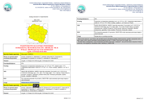 OSTRZEŻENIA METEOROLOGICZNE ZBIORCZO NR 36