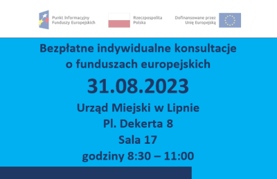 Logo Bezpłatne indywidualne konsultacje  o funduszach europejskich 