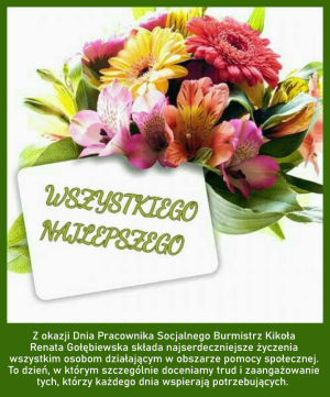 21 listopada - Dzień Pracownika Socjalnego