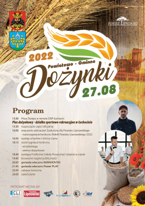 Już dziś zapraszamy do Łochocina na  Powiatowo-Gminne Dożynki