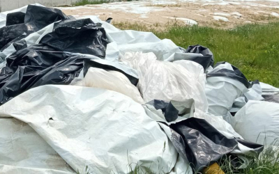 Usuwanie folii i innych odpadów pochodzących  z działalności rolniczej