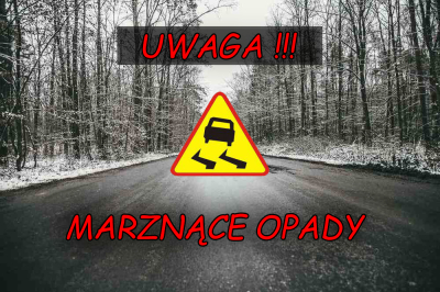 Ostrzeżenie meteorologiczne Zjawisko: opady marznące