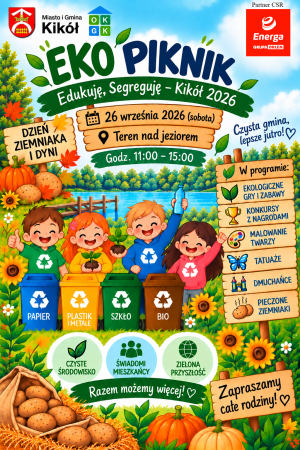 Serdecznie zapraszamy na EKO PIKNIK do Kikoła