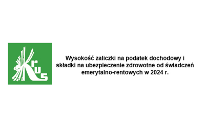 Wysokość zaliczki na podatek dochodowy i składki na ubezpieczenie zdrowotne od świadczeń emerytalno-rentowych w 2024 r.