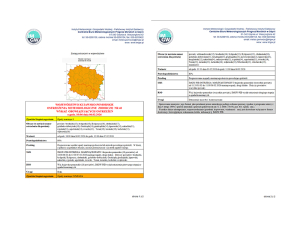 OSTRZEŻENIA METEOROLOGICZNE ZBIORCZO NR 40