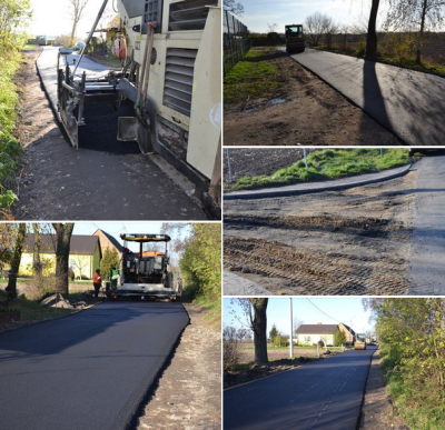Trwają już prace modernizacyjne na odcinku drogi prowadzącej do Szkoły Podstawowej w  miejscowości Zajeziorze.