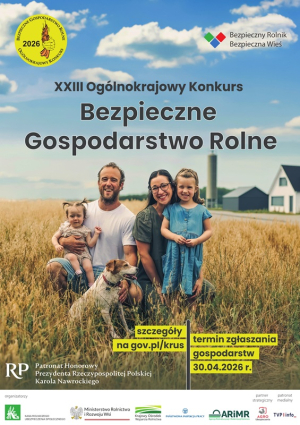 XXIII Ogólnokrajowy Konkurs Bezpieczne Gospodarstwo Rolne