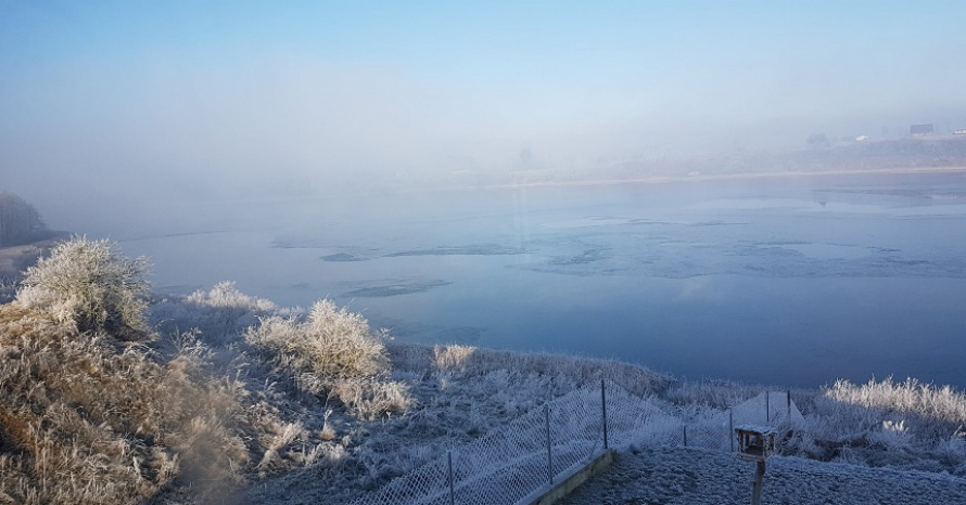 Widoki znad jeziora Moszczonne