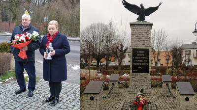 Przedstawiciele władzy samorządowej Gminy Kikół, upamiętniając 160 rocznicę wybuchu Powstania Styczniowego złożyli kwiaty pod pomnikiem w hołdzie walczącym i poległym w obronie Rzeczypospolitej Polskiej w Kikole.