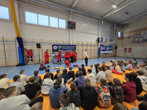 Bezpieczna zima– spotkanie WOPR Lipno z uczniami szkół z Gminy Kikół