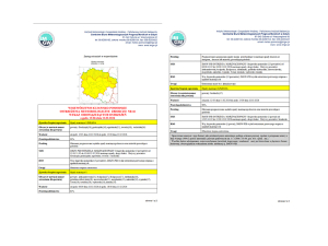 OSTRZEŻENIA METEOROLOGICZNE ZBIORCZO NR 46