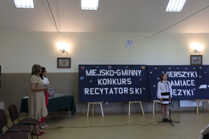 Miejsko-Gminny Konkurs Recytatorski pt.,, Wierszyki łamiące języki”