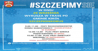 „#SZCZEPIMYSIĘ” W GMINIE KIKÓŁ