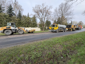Rozpoczęły się prace modernizacyjne na drodze wojewódzkiej nr 554
