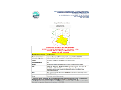 ostrzeżenie 43 2026