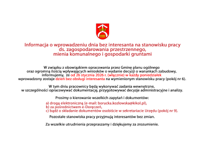 dzień bez interesanta