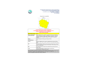 OSTRZEŻENIA METEOROLOGICZNE ZBIORCZO NR 101