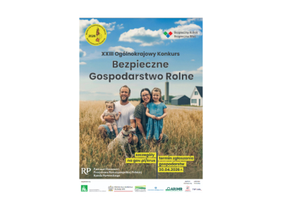 Konkurs na Bezpieczne Gospodarstwo Rolne 2026