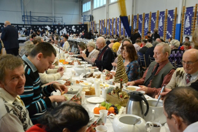 W Kikole zorganizowano spotkanie wigilijne dla mieszkańców. Było bardzo świątecznie!