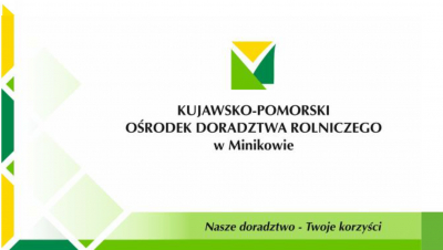 Kujawsko-Pomorski Ośrodek Doradztwa Rolniczego w Minikowie  zaprasza na szkolenie pn. „Zasady rozliczania podatku VAT w rolnictwie”,