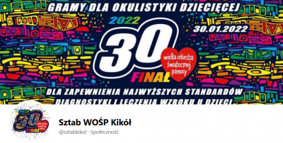 Sztab WOŚP Kikół zagrał już po raz 13!