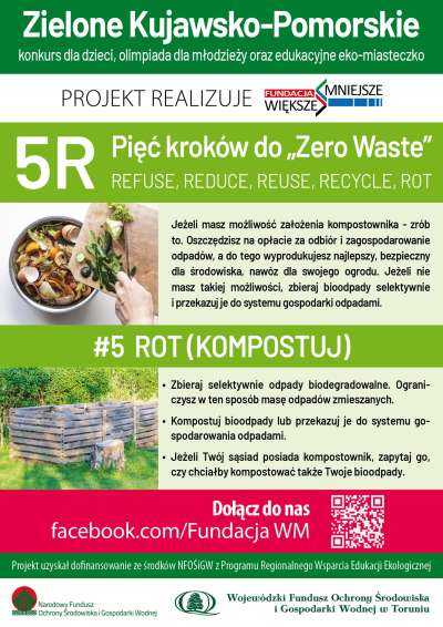&quot;Zielone Kujawsko-Pomorskie - konkurs dla dzieci, olimpiada dla młodzieży i edukacyjne eko-miasteczko&quot; plakat