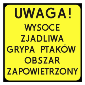 Nowe Rozporządzenie Wojewody Kujawsko-Pomorskiego w sprawie zwalczania wysoce zjadliwej grypy  ptaków (HPAI) na terenie powiatów lipnowskiego, golubsko-dobrzyńskiego, rypińskiego i toruńskiego