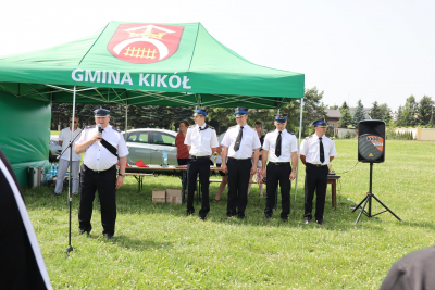 Po zmaganiach strażaków podczas zawodów podsumowania dokonał Prezes Zarządu Gminnego Związku OSP RP w Kikole druh Józef Predenkiewicz.