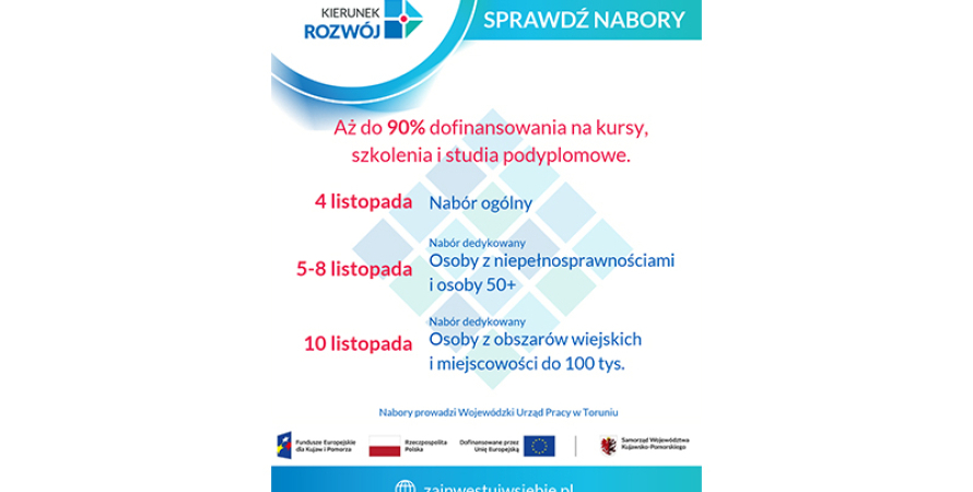 Listopadowe nabory do projektu Kierunek-Rozwój....