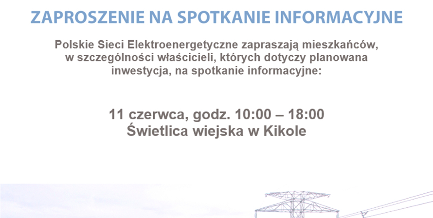 Zaproszenie informujące o II turze konsultacji...