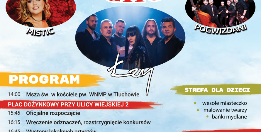 Powiatowo-Gminne Dożynki 2025 w Tłuchowie