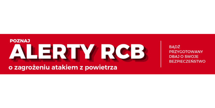 Poznaj Alerty RCB o zagrożeniu atakiem z powietrza