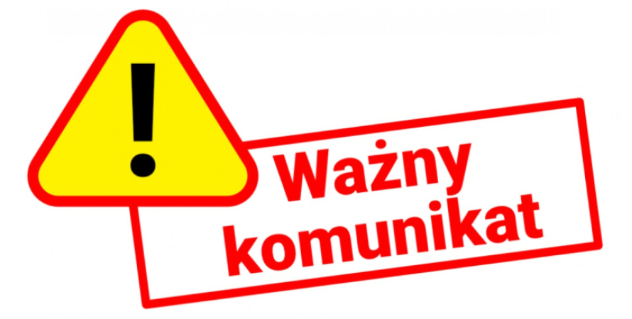 Uwaga! Ważny komunikat