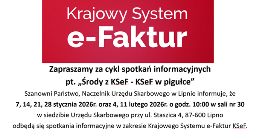 „Środy z KSeF – KSeF w pigułce” - wdrożenie KSeF...