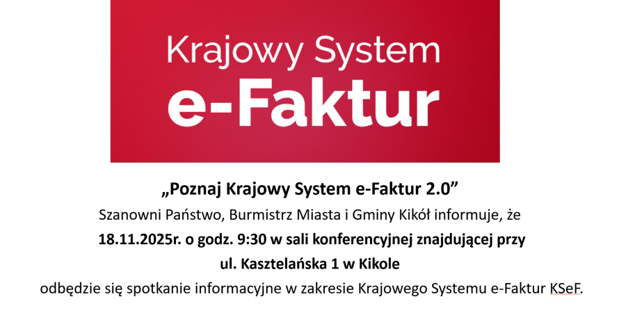 Spotkanie informacyjne w zakresie Krajowego...