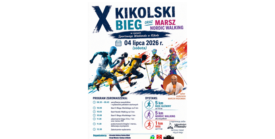 X Kikolski Bieg oraz Marsz Nordic Walking