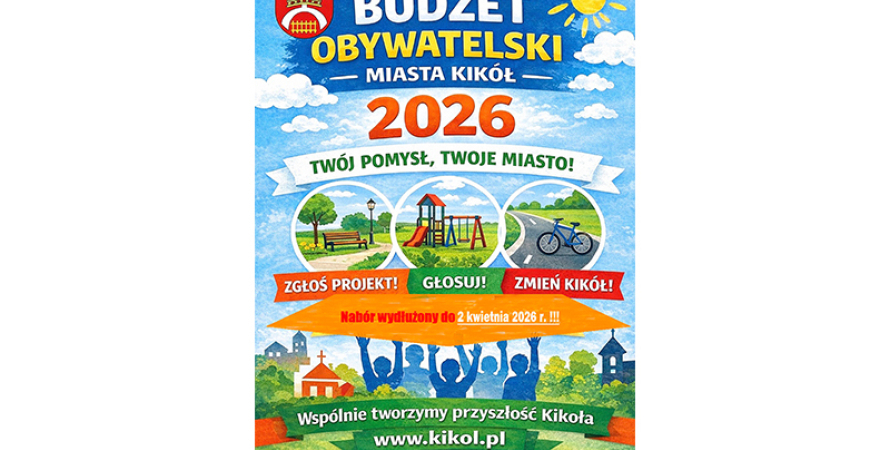 Bużet obywatelski - przedłużenie terminu