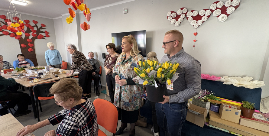 Wspólne świętowanie w Dziennym Domu Pomocy w...