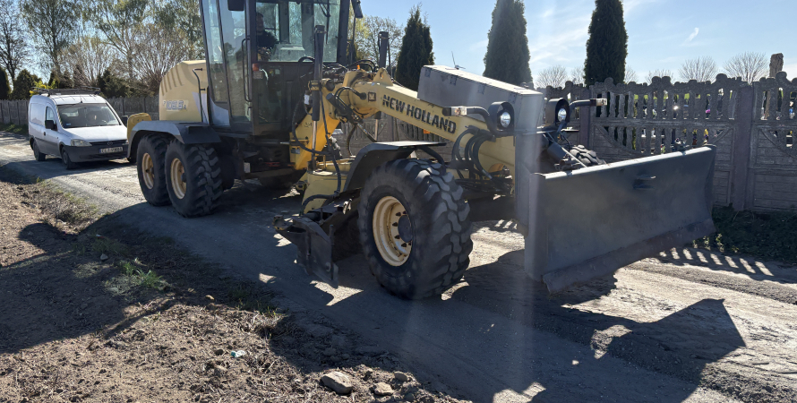 Trwają intensywne prace drogowe w Gminie Kikół