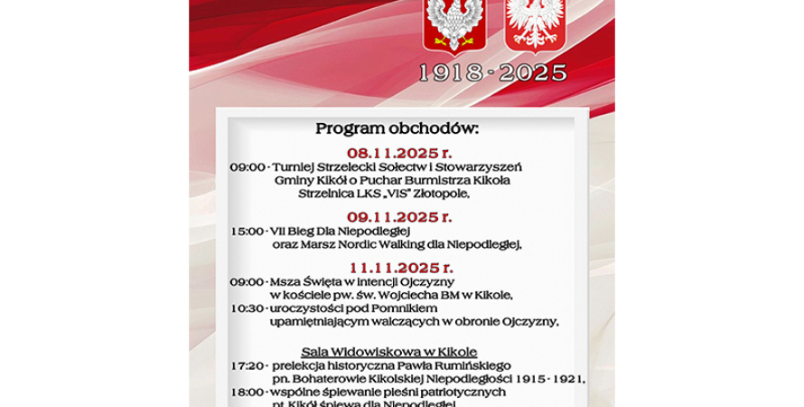 Świętujmy razem Niepodległość!