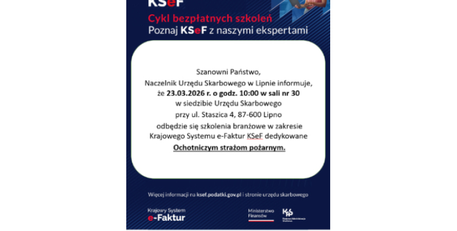 Wdrożenie KSeF – ważna informacja dla...