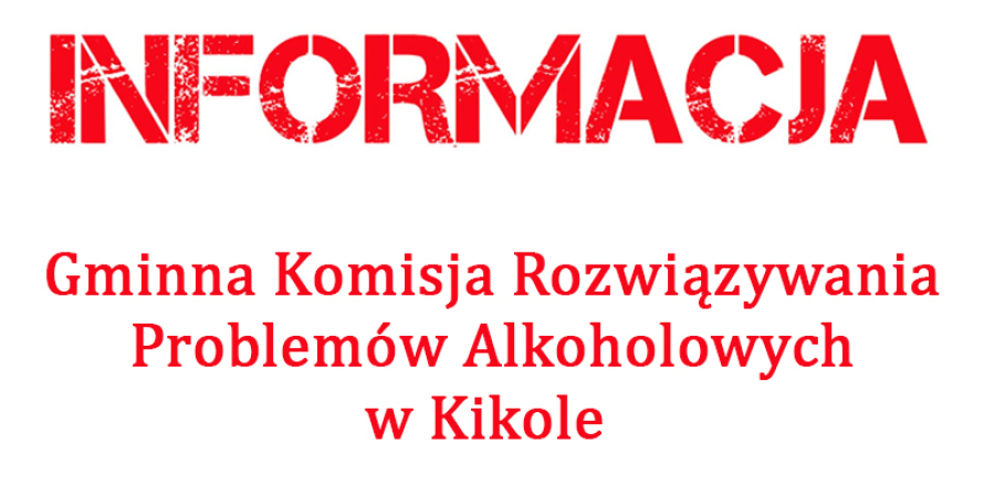 Zmiana dyżurów psychologa przy GKRPA w Kikole